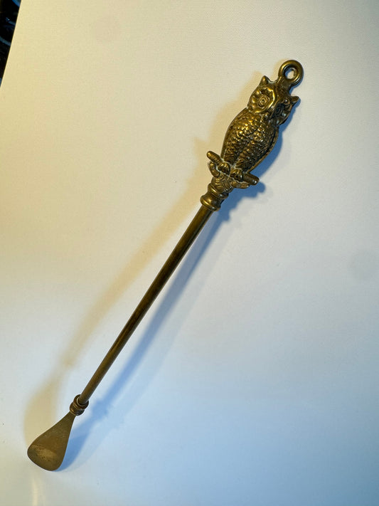 Brass Owl Shoe Horn | Vintage Antique Unique |