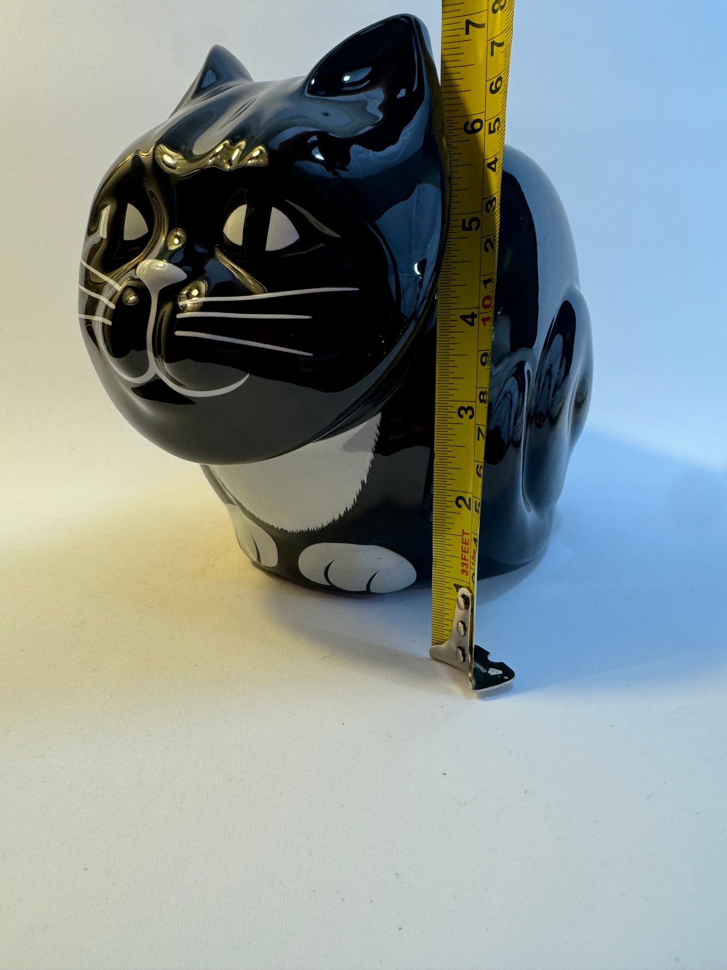 Ceramic Cat Cookie Jar Biscuit Storage Jar | Vintage Retro | Kitsch |