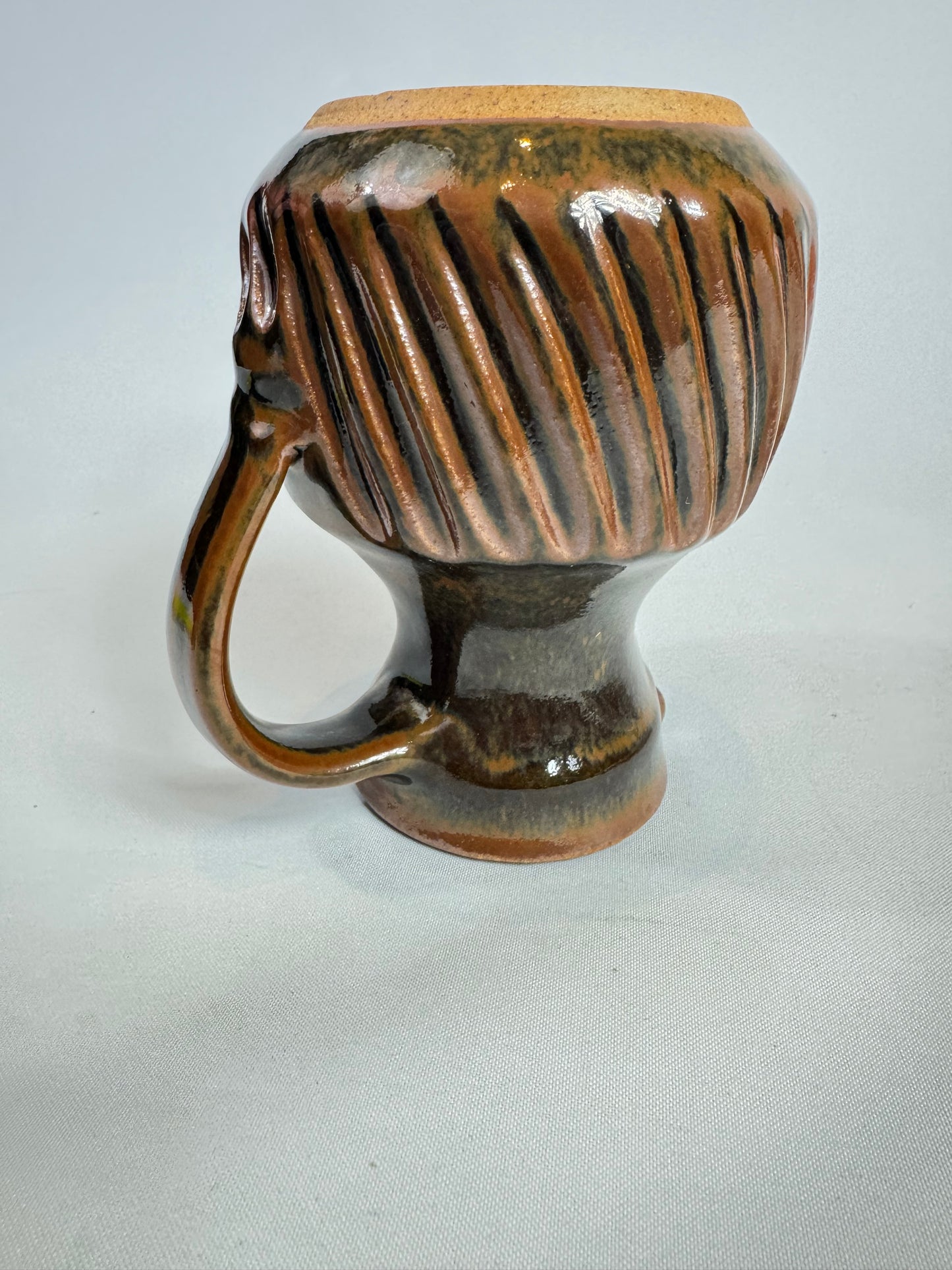 The Friars Brown Ceramic Jug | Studio Pottery | Prinknash England Earthenware |