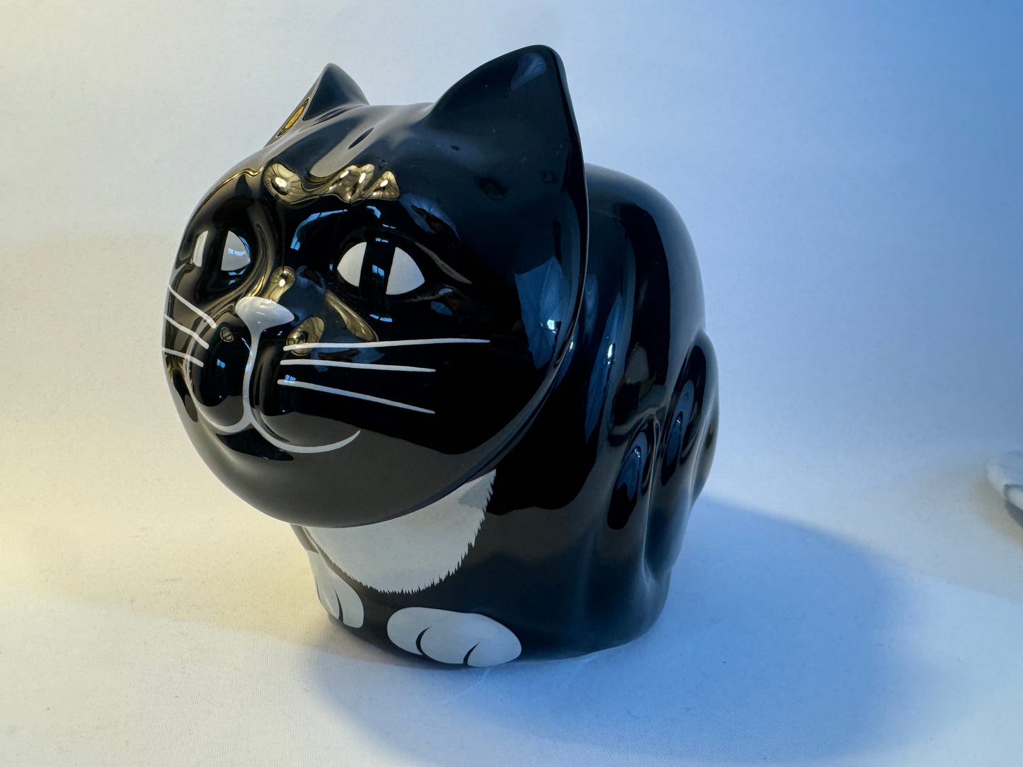 Ceramic Cat Cookie Jar Biscuit Storage Jar | Vintage Retro | Kitsch |