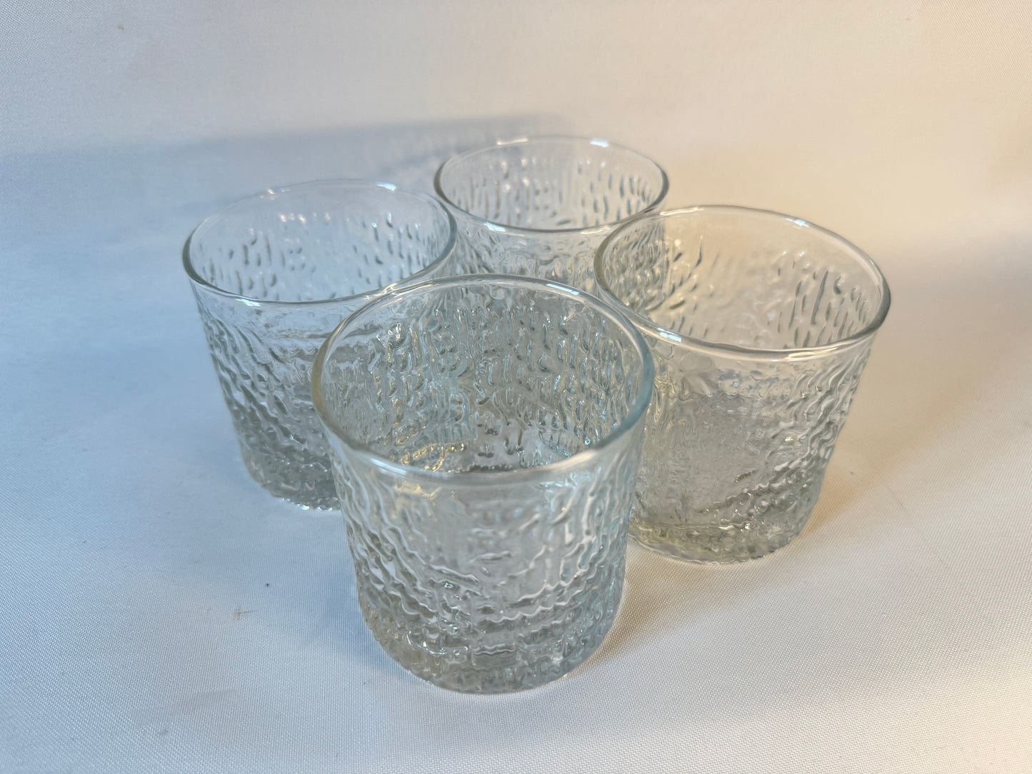 Ravenhead Bark Textured Tumbler/ Whiskey Glass | Set of 4 | Vintage Retro Quirky |