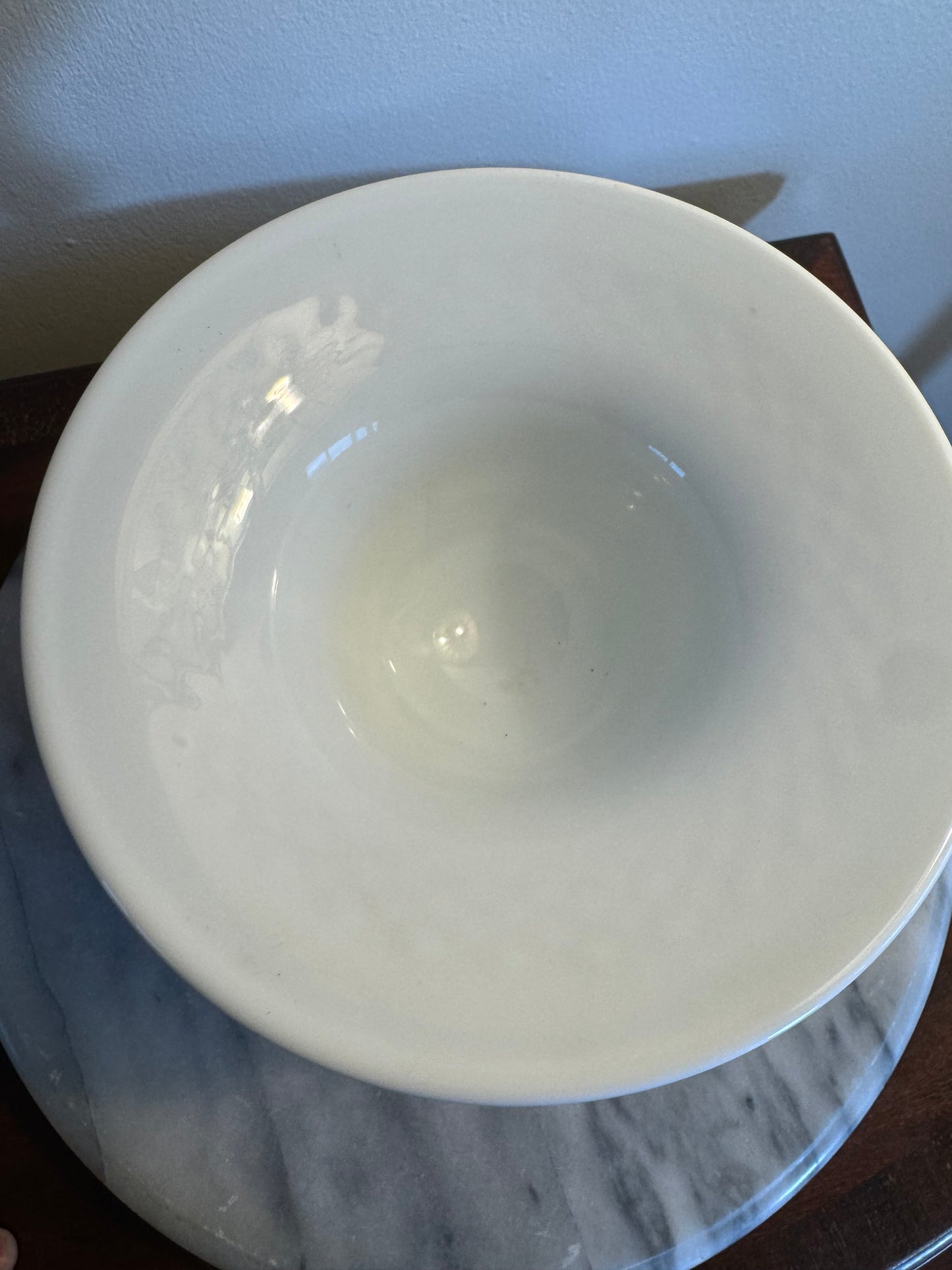 White Milk Glass Footed Bowl Candy Dish | Vintage Retro | Unique Rare |