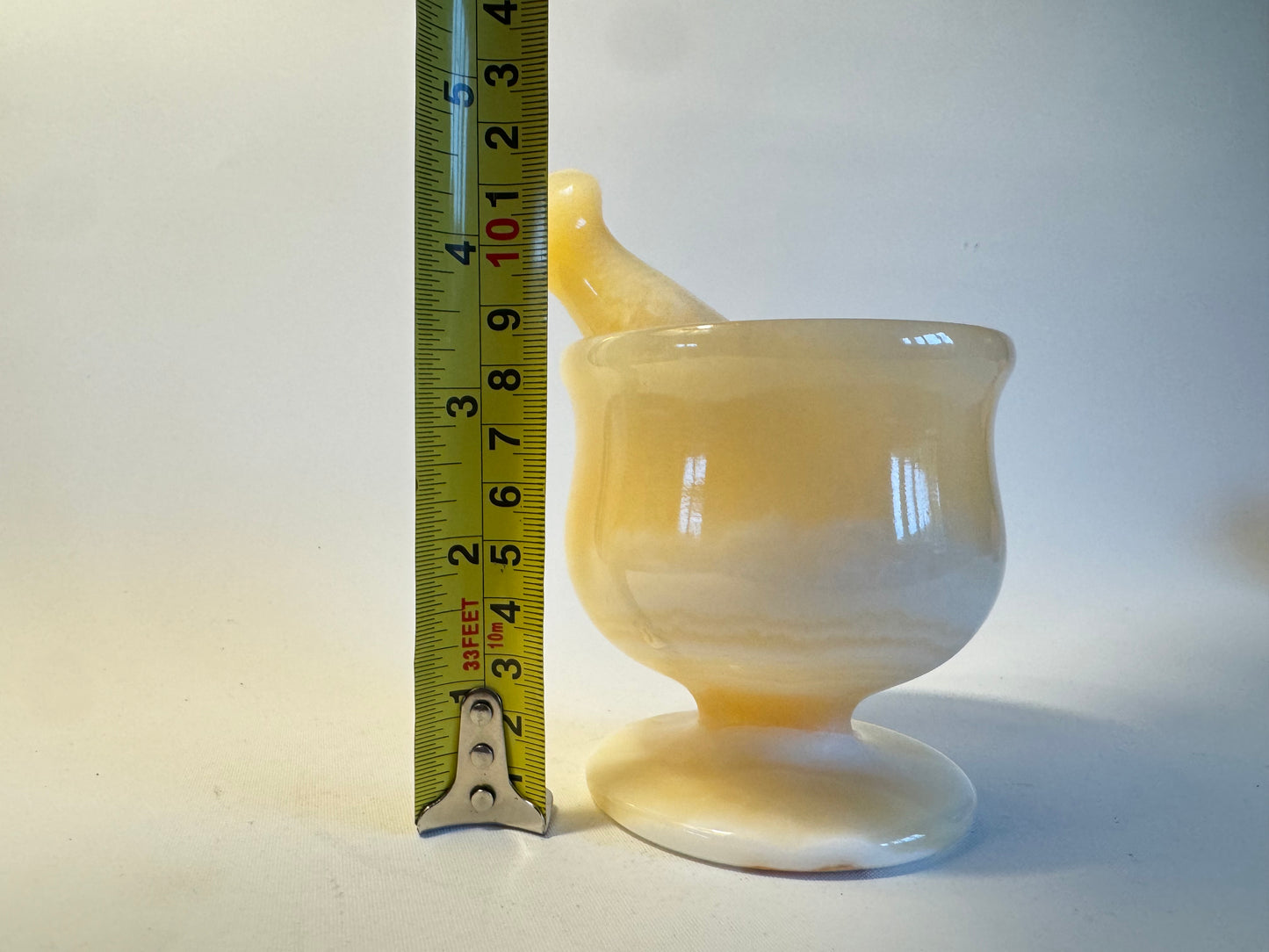 Alabaster Mortar & Pestle | Vintage Retro Kitchenware |