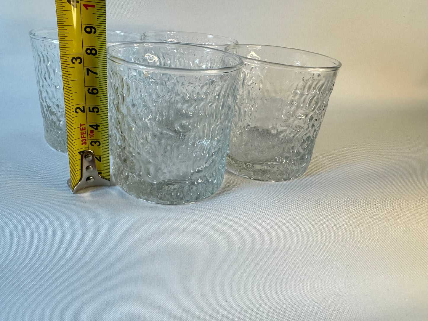 Ravenhead Bark Textured Tumbler/ Whiskey Glass | Set of 4 | Vintage Retro Quirky |