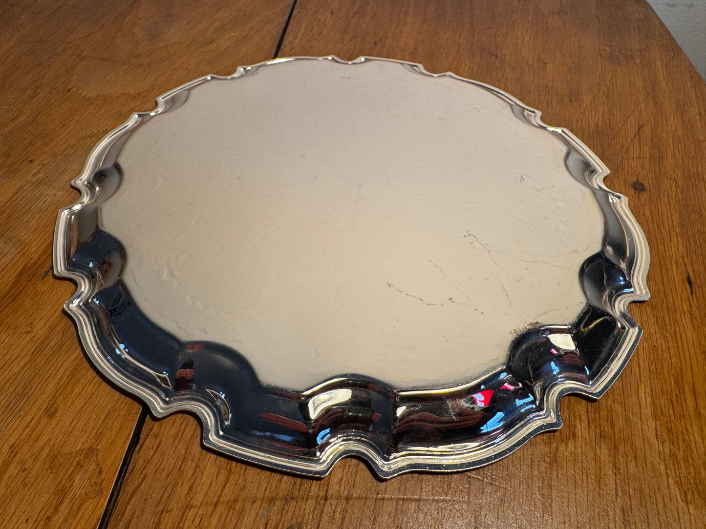 Vintage Silver Drinks Tray | Retro Barware |